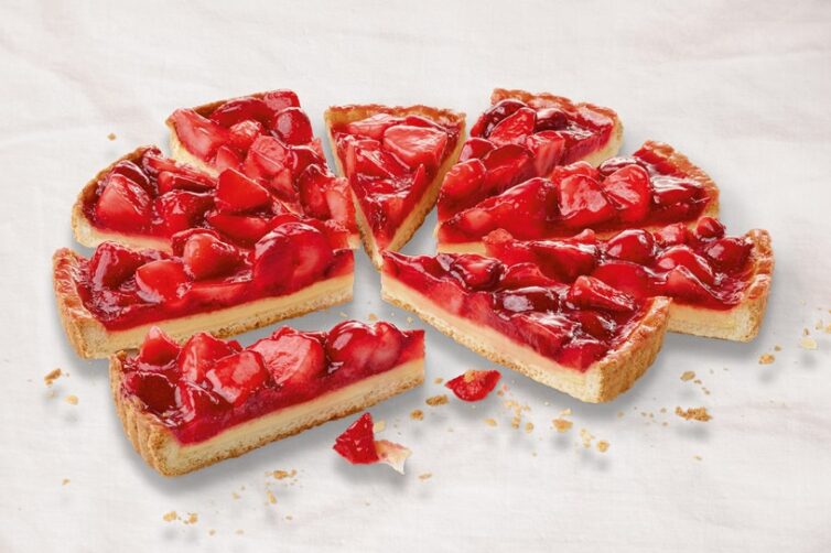 TARTA DE QUESO CON FRESAS